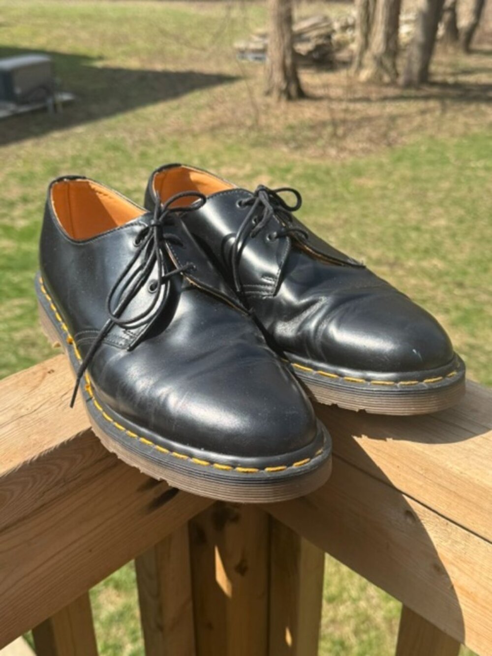 Vintage Dr. Martens 3-Eye Shoes – Black – UK 10 / US 11